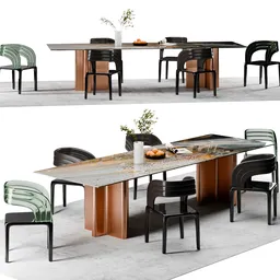 Modern Contemporary Furniture Set 1