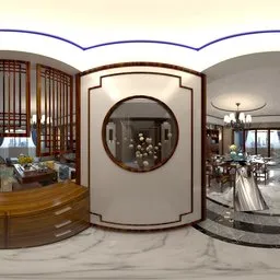 Chinese Entrance Wood