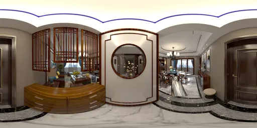 Chinese Entrance Wood