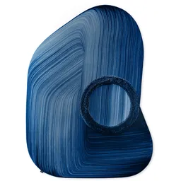 Shape Rug Blue Carpet