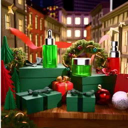 Christmas theme product mockup