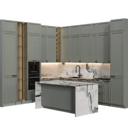 Kitchen neoclassic