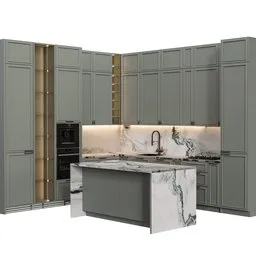 Kitchen neoclassic