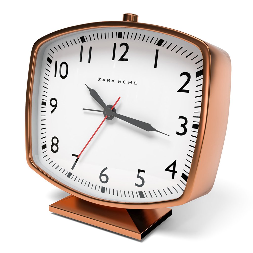 Clock alarm ZARA Clocks models BlenderKit