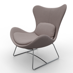 High-quality 3D model of a contemporary Calligaris armchair, compatible with Blender for furniture design visualization.