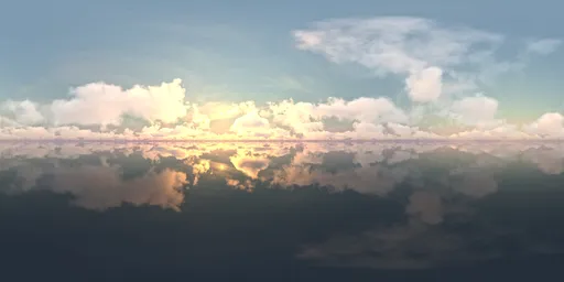 Bright cloudy sky