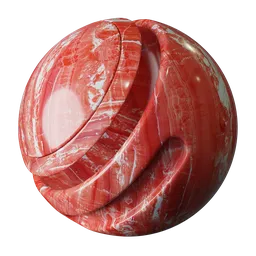 Red marble