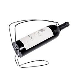 Alt Text: "Metal wine holder for Blender 3D - Add a touch of elegance to your countertop or kitchen decor with this stylish and functional wine holder. Perfect for showcasing your favorite bottle of wine while keeping it within reach."
