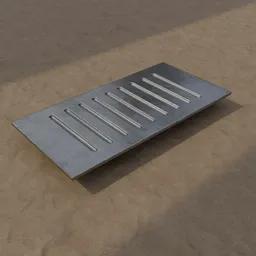 Industrial Sci-Fi Walkway Plate