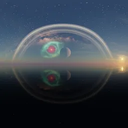 Sci-fi Alien Planet Pure Sky