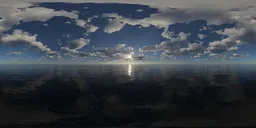 Highsky bluesea sunset