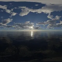 Highsky bluesea sunset