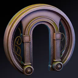 Stylized elf arch
