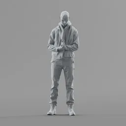 Lowpoly Male Standing