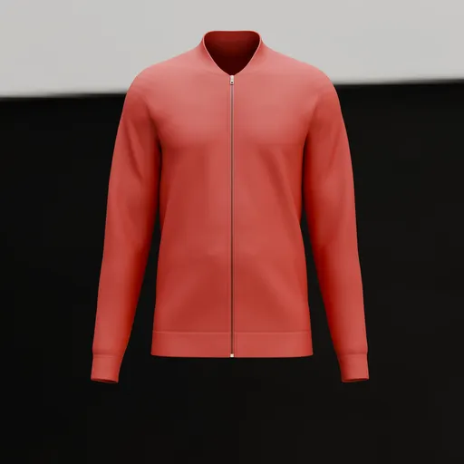 Set In Sleeve Premium Knit Jacket