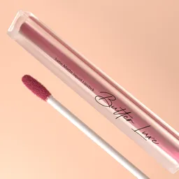 Liquid lipstick with brush