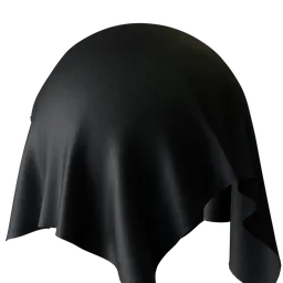 Plain Black Velvet
