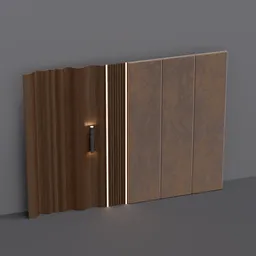 Modern Multi-Material Wall Pane