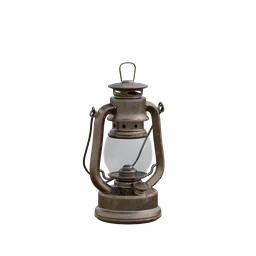 "Vintage Gaslamp 3D model with 1k textures for Blender 3D. Perfect for antique-themed games and colonial atmospheres. High-resolution image asset, including avatar and listing images."