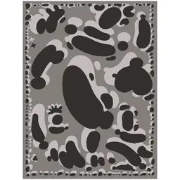 Dalmatian Ink Pattern Carpet