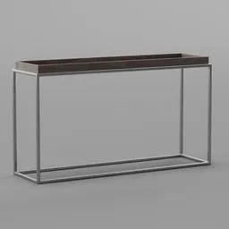 Tray Top Console Table