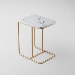 Side table marble