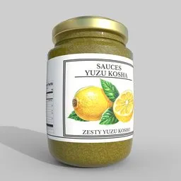 Zesty Yuzu Kosho Sauce Jar
