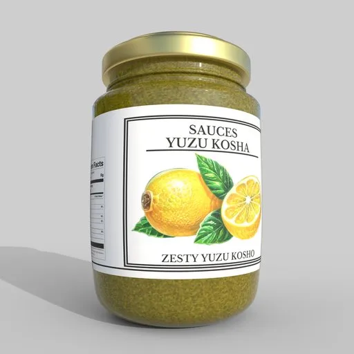 Zesty Yuzu Kosho Sauce Jar