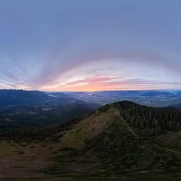 Colorul Sunset Clouds Aerial