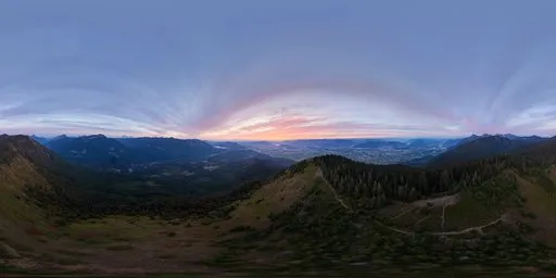 Colorul Sunset Clouds Aerial