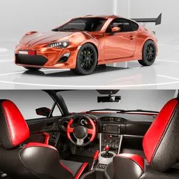 Toyota Gt86 (Rigged)