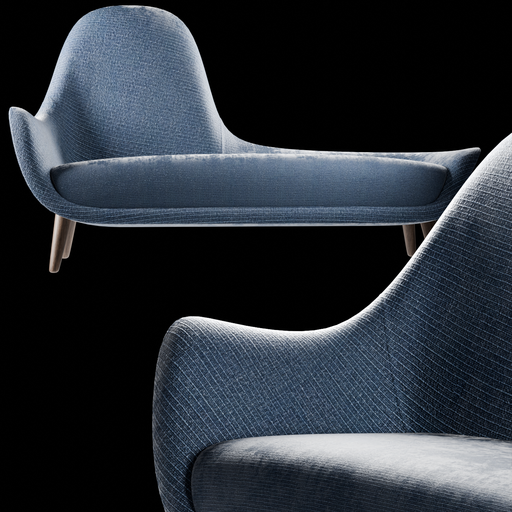 Mad Chaise Lounge Chair FREE Sofas models BlenderKit