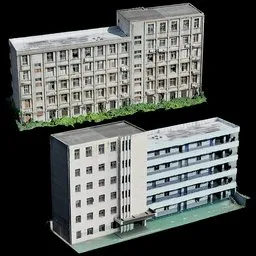 Scan old school building