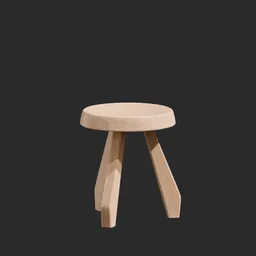Tabouret Meribel by Charlotte Perriand