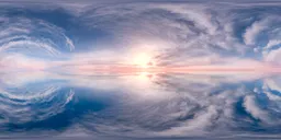 Pure Sky Clouds Dramatic Sunset