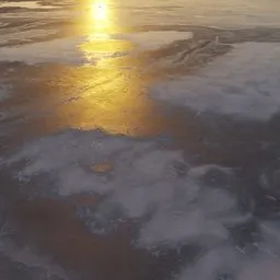 Ice Lake Frozen Photoscan
