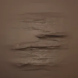 Layered Strata Rock Rugged Brush