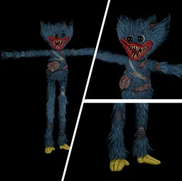 Horror puppet IK rigged