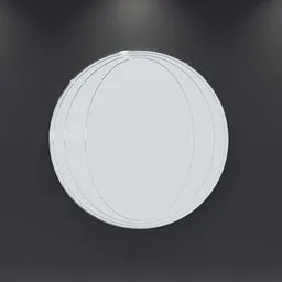 Modern Circular + Oval Mirror