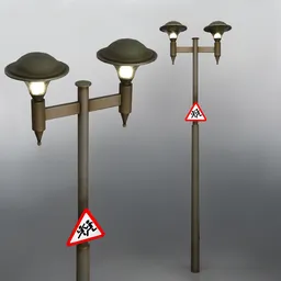 Street lamp post