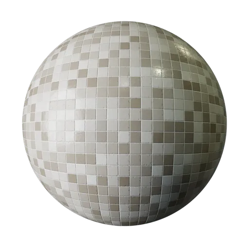 Greige Mosaic Tiles