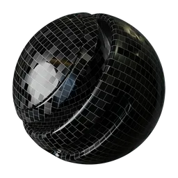 Glossy and opaque tile