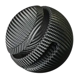 Scalable knot carbon fiber texture with seamless normal map for PBR material in Blender 3D and other 3D apps.