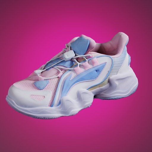 Women's sneakers 8k | FREE Footwear models | BlenderKit