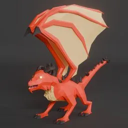 Lowpoly Dragon