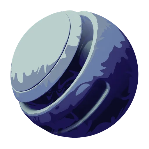 Procedural non-photorealistic Blender 3D material with distorted shadows for stylized Eevee renderings.