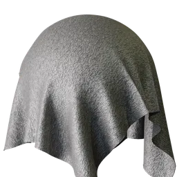 Plain Grey Chenille