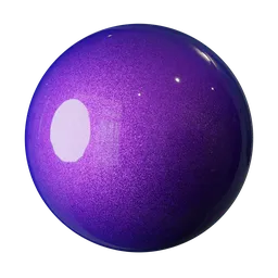 Purple Coated Glitter