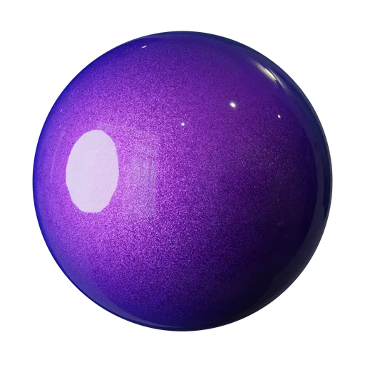 Purple Coated Glitter