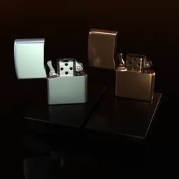 Luxury Flip Lighter Scene